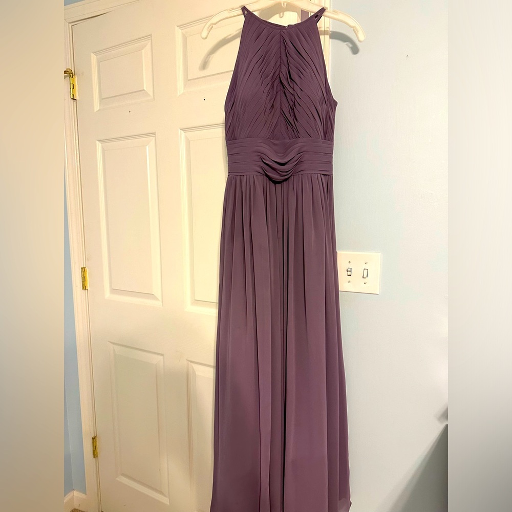 Bill Levkoff Purple Bridesmaid Dress